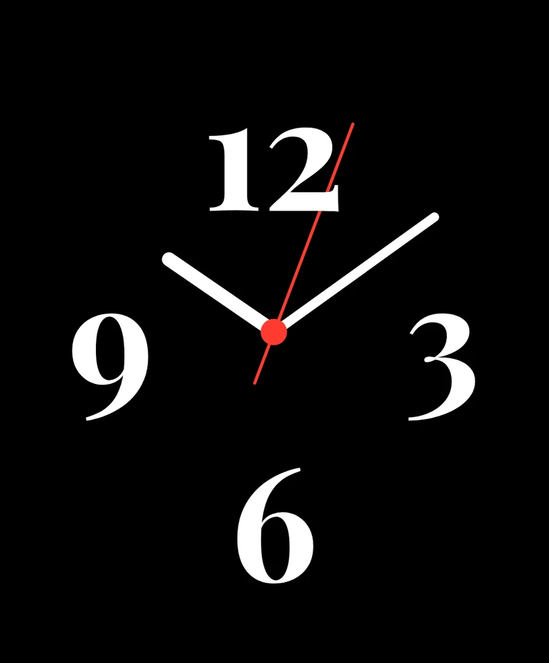 The Classic Four watch face